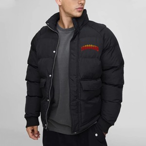 Chaqueta de Plumón Personalizada para Hombre, Impermeable, Talla Grande, con Cierre y Botones, Estilo Urbano, 85% Plumón - Product Image 4