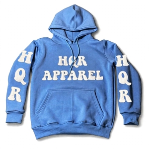 เสื้อฮู้ด Rhine Stone HQR Apparel ปักลายตัวอักษร พิมพ์ลายด้านหน้า มีกระเป๋าเสื้อ ทรงโอเวอร์ไซส์ ใส่ได้ทั้งชายและหญิง สไตล์ลำลอง เหมาะสำหรับฤดูหนาว ผลิตจากผ้า 100% - Product Image 5