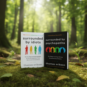(Pack Combo) Entouré d'Idiots et Entouré de Psychopathes par l'auteur Thomas Erikson, livre broché personnalisé à couverture souple - Product Image 3