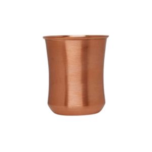 Direct Plain Copper <b>Tumbler</b> Cup Metal Water Drinking <b>Glass</b> Mug for Hotel Restaurant Bar and Home Use - Product Image 1