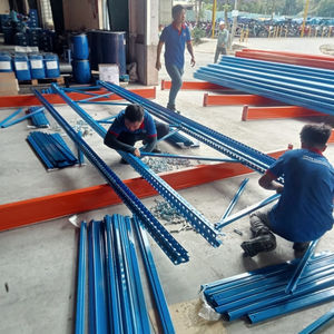 Estructura Vertical de Acero de Alta Resistencia para Sistema de Estanterías de Paletización, Estructura de Soporte para Almacenamiento en Almacenes, para Logística e Industria - Product Image 4