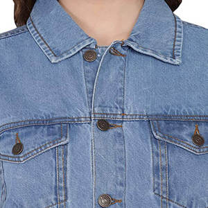 New Arrival Women Denim Jacket Wholesale Street Wear Winter Use Jeans Jacket for Women in Low Price - Product Image 4