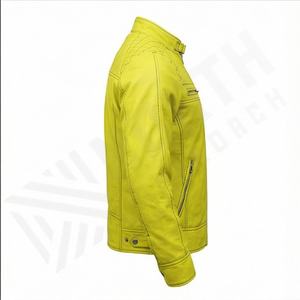 Chaqueta de Motociclista de Cuero Genuino para Hombre de la Mejor Calidad, Nueva Colección de Invierno, Chaquetas de Motocicleta con Protecciones Desmontables Personalizadas - Product Image 3
