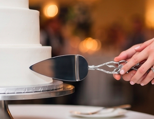 Floral Design Handle <b>Cake</b> <b>Server</b> And Knife Sets Stainless Steel Perfect For Weddings Events Parties And Elegant Dining Use - Product Image 6