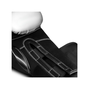 Black Faux Leather Boxing Gloves With <b>Velcro</b> Closure Breathable Training Gloves For Adults 14 Years & Up - Product Image 3