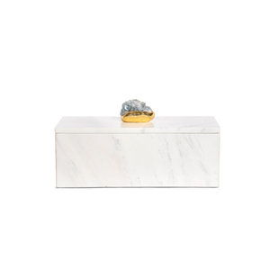 Caja de Mármol Popular, Caja Organizadora de Almacenamiento de Cosméticos de Piedra de Mármol Natural para Mujeres - Product Image 6