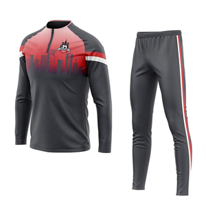 Conjunto Deportivo para Hombre, Casual, Invernal, Transpirable, Ecológico, de Poliéster/Algodón, Corte Regular, Color Sólido, Grueso, con Logotipo Personalizado - Product Image 2