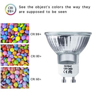 Lampadina Alogena 25 Watt GU10 120V NP5 di Ricambio per Scaldacera Profumata, Bruciatore di Fragranze, Scaldacera MR16 JDR - Product Image 3