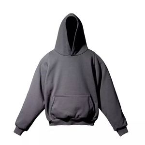 Sudadera con Capucha para Hombre, Diseño Casual con Bolsillos, Color Sólido, Largo Regular, Mezcla de Algodón, Cómoda para Otoño e Invierno - Product Image 2
