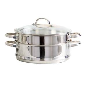 304 Food Grade <b>Mirror</b> Polish Stainless Steel Serving Pot with Double <b>Wall</b> Insulation and Heat Retention Lid for Buffet Catering - Product Image 6
