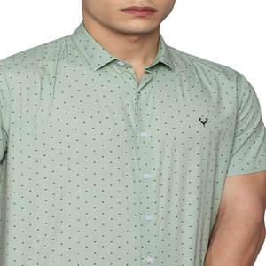 Camisas de oficina informales de media manga para hombre, cuello polo transpirable de algodón puro, elegancia y comodidad en oferta - Product Image 1