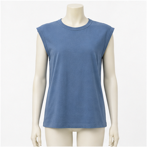 Camiseta de algodón de verano con manga casquillo y corte holgado para mujer - Product Image 5