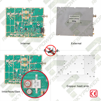 Módulo RF GaN de 3.ª Generación HZ2000-6000-50 de 50W, Alimentado por CC de 28V, Amplificador RF de Alta Potencia de 2000-6000MHz para Protección de Instalaciones Gubernamentales