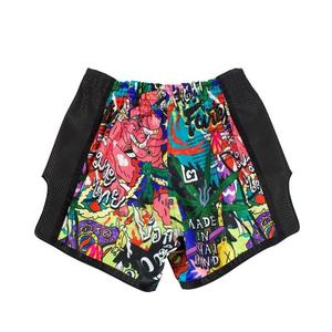 กางเกงขาสั้นมวยไทยขาสั้นเนื้อผ้าอ๊อกซ์ฟอร์ดมีหลายสีระบายอากาศได้ดี AI-MTS-06 - Product Image 2