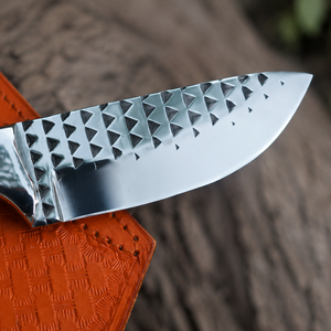 Couteau à Découper en Acier Inoxydable de Haute Qualité Fait Main avec Manche en Corne pour le Camping, la Randonnée et la Survie en Plein Air - Product Image 4