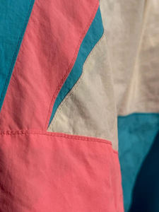 Custom Unisex 80s Retro Colorblock Windbreaker <b>Jacket</b> Vintage Oversized Patchwork Lightweight Waterproof <b>Track</b> Sport <b>Jacket</b> - Product Image 6