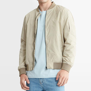 Blouson Bomber Homme Hiver 2026 Coupe Slim Décontractée Style Urbain Col Montant Respirant Séchage Rapide Vêtement Urbain Polyester/Coton - Product Image 6