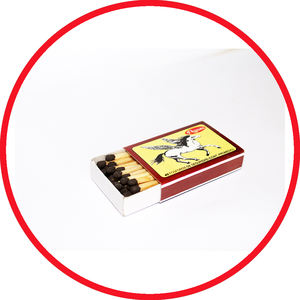 Caja de 40 cerillas de seguridad portátil de bolsillo para el hogar, suministro a granel - Product Image 3