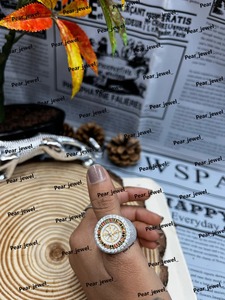 Anillo de compromiso de moissanita de alta calidad con diamante brillante de claridad VVS disponible a precio de mayoreo - Product Image 5