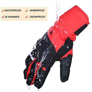 Guantes de Motocross para Motocicleta, de Cuero, Impermeables, Antideslizantes, Dedos Completos, Deportes al Aire Libre, Unisex, Transpirables - Product Image 4
