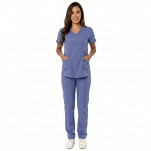 2026 Classic Medical <b>Scrubs</b> Uniform Nurses Wear Wholesale <b>Scrubs</b> Suit Pakistan Made Customized <b>Scrub</b> <b>Set</b> OEM Serviced - Product Image 1