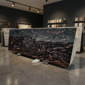 Best Quality Begera Brown Granite Natural <b>Stone</b> Slab Smooth Finish Premium Material for Construction and Interior Decoration - Product Image 1