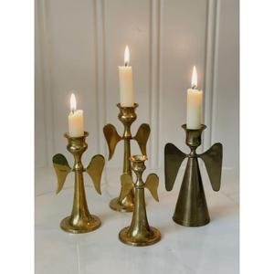 Brass Horn Design <b>Candle</b> Stand For Candlestick Set of 2 Table Decor Handmade Luxury <b>Candle</b> Holder Sets For Christmas Decoration - Product Image 5