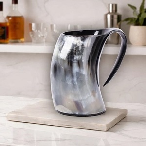 Eco-Friendly Handmade American Style Horn Mug Handle with Customized Packaging for <b>Beer</b> Wine Party Use-F S INTERNATIONAL - Product Image 4