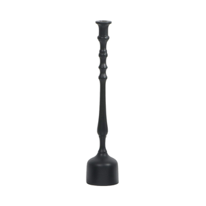 Venta al por mayor de portavelas de aluminio fundido con acabado negro mate para decoración del hogar, de la mejor calidad, hechos a mano y personalizados. - Product Image 1