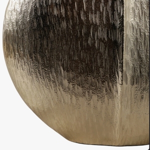 Vase décoratif en métal doré - Contenant moderne et élancé en métal pour fleurs, idéal pour salon de luxe et centre de table D - Product Image 3