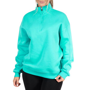 Sudaderas Unisex Personalizadas al por Mayor, Talla Grande, Corte Regular, Manga Larga, Tejido de Algodón y Felpa, Ecológicas, Cuello Redondo, Media Cremallera - Product Image 1