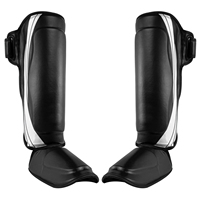Nouvelle protection de tibia élastique réglable pour adulte, légère, avec cadre métallique, pour boxe, Muay Thai, MMA, football, protection personnalisée