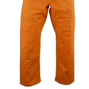 Custom <b>Orange</b> BJJ Gi Uniform Brazilian Jiu Jitsu Kimono Martial Arts Training Suit OEM Judo Gi Manufacturer 100% Cotton Front - Product Image 3