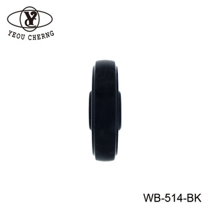 Rueda de Repuesto para Cocina Móvil YEOU CHERNG WB-514-BK, de Goma Negra, 2 Ruedas - Product Image 1