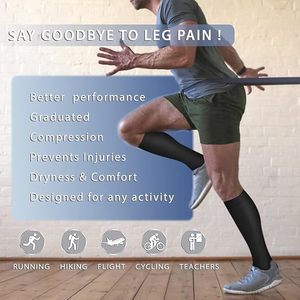 Custom Logo Copper Infused Compression <b>Socks</b> Men <b>Women</b> Knee High Breathable Athletic Sports <b>Socks</b> Bulk Wholesale Manufacturer - Product Image 2