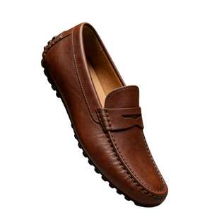 Mocasines de Cuero Genuino para Hombre, Clásicos, Sin Cordones, Casuales y Formales, Cómodos, Venta al Por Mayor, Proveedor OEM - Product Image 5