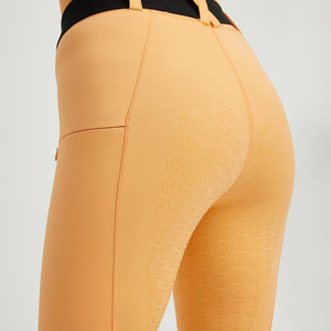 High Waist Womens <b>Equestrian</b> <b>Leggings</b> Silicone Knee Patch Horse Riding Breeches Stretch Breathable Riding Tights - Product Image 4