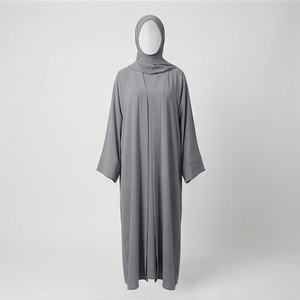 Vêtements islamiques modestes de qualité supérieure, Abaya, robe musulmane pour femmes, vente en gros, couleur personnalisée, mode décontractée, taille oversize - Product Image 1