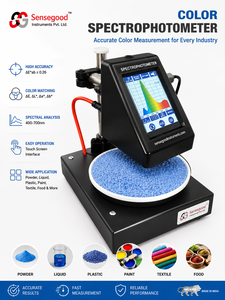 High Accuracy Color Spectrophotometer Touch Screen Spectral Analyzer for <b>Powder</b> Liquid Plastic <b>Paint</b> Textile Food - Product Image 1