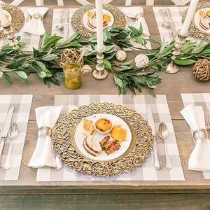 จานรองตกแต่งแบบพรีเมียมทรงกลมสำหรับตกแต่งโต๊ะงานเลี้ยงฉลองงานแต่งงาน - Product Image 4