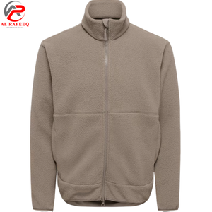High Quality Custom Logo Stand Collar Polar <b>Fleece</b> Mens Jacket Coat Outdoor Full Zipper <b>Fleece</b> Warm Jacket with custamize logo - Product Image 1