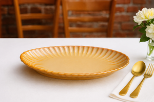 Restaurant Style Beige <b>Ceramic</b> Dinner <b>Plate</b> Decorative Stoneware Dinner <b>Plate</b> for Home & Restaurant At Affordable Price - Product Image 3