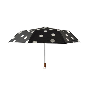 Parapluie compact INS 21 pouces à ouverture manuelle, style golf, coupe-vent, pliable en 3 sections, motif fleurs japonaises, pratique pour adultes - Product Image 2