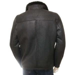 Chaqueta de Cuero Clásica para Hombre, Estilo Motero, de Piel de Oveja, Resistente al Viento y Transpirable, Chaqueta de Invierno a la Moda - Product Image 2