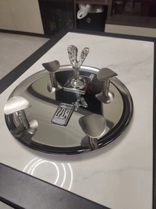 Cendrier rond classique en acier inoxydable durable et facile à nettoyer pour cadeau ou maison 2026 - Product Image 5