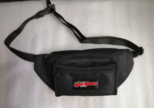 Sac banane unisexe tendance en polyester durable, imperméable, antivol, avec fermeture éclair, motif à pois, logo personnalisé, impression sur mesure, vente en gros - Product Image 6
