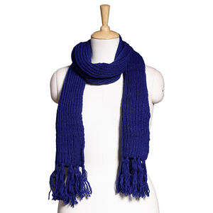 Écharpe tricotée unisexe toutes saisons - Légère et douce pour l'hiver - Cache-cou respirant en tricot côtelé avec logo personnalisé - Product Image 1