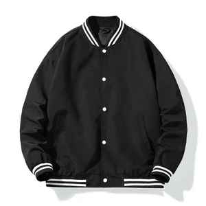 Chaqueta Varsity de Moda con Mangas de Cuero y Lana para Hombre, Chaquetas de Invierno Letterman, Chaquetas Varsity con Logotipo Personalizado Bordado - Product Image 4