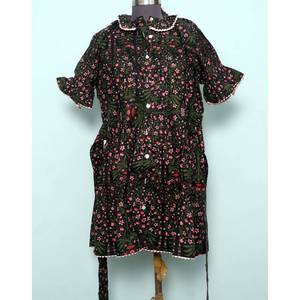 เสื้อครอปพิมพ์ลายดอกไม้สไตล์วินเทจสำหรับผู้หญิงทุกคน ใส่ได้ทั้งฤดูร้อนและฤดูหนาว ทรงสวย ใส่สบาย เป็นมิตรกับสิ่งแวดล้อม แห้งเร็ว น่ารัก - Product Image 2