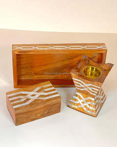 ชุดเครื่องหอมปักลายมุกหรูหราดีไซน์ประกายมุกสวยงามเหมาะสำหรับงานแต่งงานแบบอาหรับของขวัญของตกแต่งบ้าน - Product Image 5